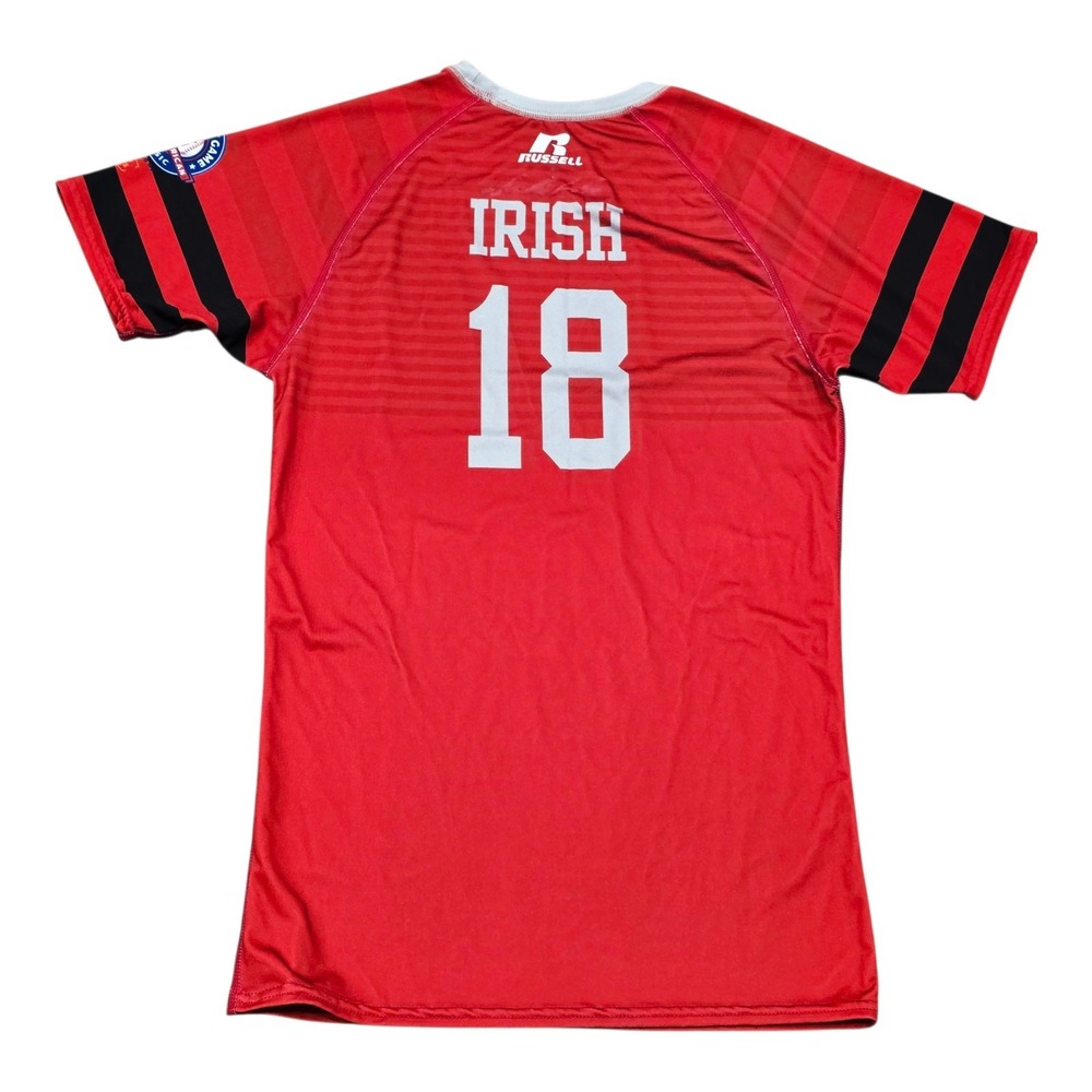 Ike Irish Perfect Game Used Jersey 18 Russell Athletic Men Large Auburn Baseball